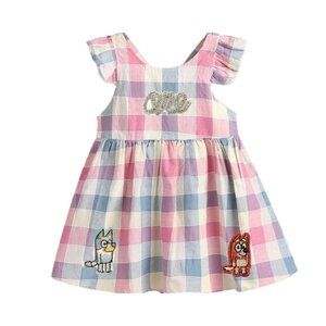 Bluey Dress Bluey outfit Bluey First Birthday Bingo Clothes Bluey Birthday Dress